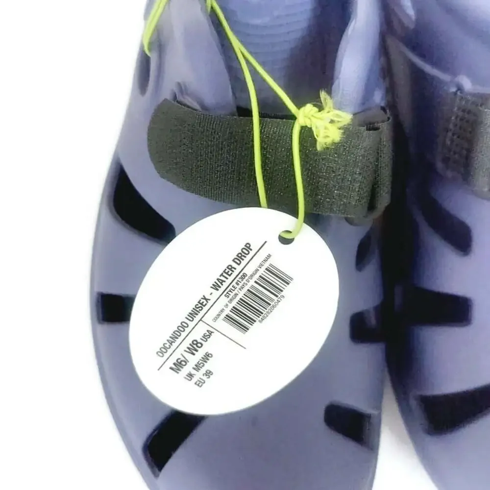 OOFOS Oocandoo Recovery Sandal Mens Size 6 Womens Size 8 Water Drop